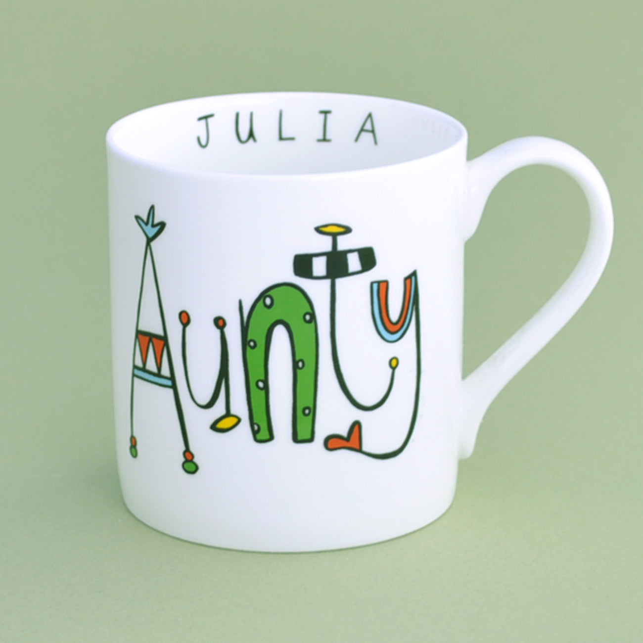 Personalized best sale aunt mug